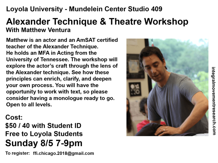 Theatre AT workshop LOYOLA